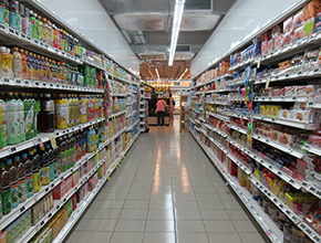 supermarket aisle